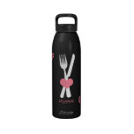 Koch Extraordinaire - Messer-u. Gabel-Wasser-Flasc Trinkflasche