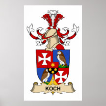 Koch Familienwappen Posterdrucke