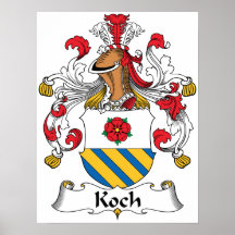 Koch Family Crest Posters