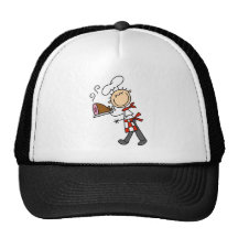 Koch mit gebackenen Schinken-T-Shirts und Geschenk Retrokult Cap