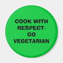 KOCH MIT RESPECT-GO VEGETARIER MAGNETE