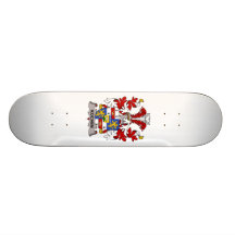 Kochen Familienwappen Personalisiertes Skateboarddeck