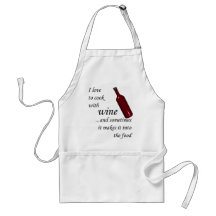 Kochen mit Wein-Schürze