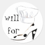 Kocht für Schuhe Sticker