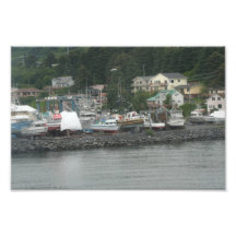 Kodiak-Insel-Fischerboot-Druck Fotodruck