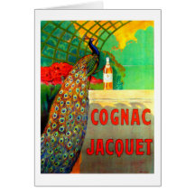 Kognak Jacquet Vintages Werbungs-Plakat Karte