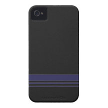 Kohlenstoff-Faser u. blaue Streifen iPhone 4 Fall iPhone 4 Etuis