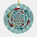 Koi Fisch-Kreis-Verzierung Ornament