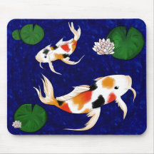 Koi Fisch-Teich Mauspads