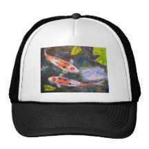 Koi Fisch-Teich Truckerkappen