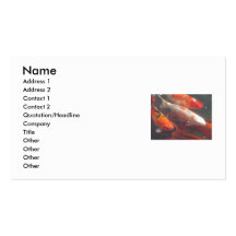 Koi Fische Visitenkarten