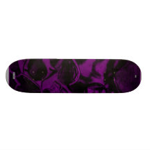 Koi (lila) bedrucktes skateboard