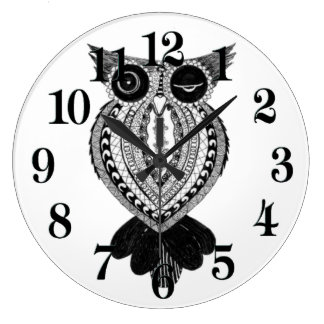 Eulen Wanduhren-Designs | Zazzle.de
