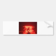 Kokopelli auf Feuer Auto Sticker