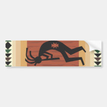 Kokopelli Stammes- Entwurf Autosticker