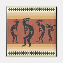 Kokopelli Stammes- Entwurf Magnete