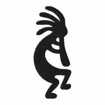 Kokopelli stickte Hemd