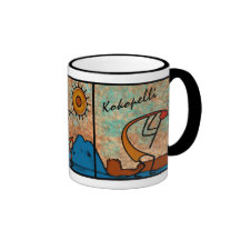Kokopelli x 3 kaffeehaferl