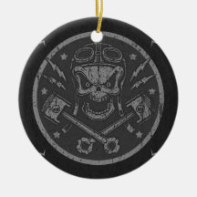 Kolben Pistoff II - Silber/Gold Ornament