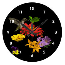Kolibri auf Blumen