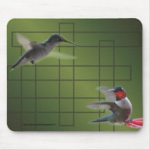 Kolibris auf einem mousepad personifizieren, wenn 