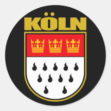 Koln (Köln) Runde Aufkleber