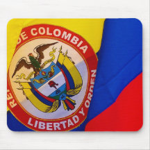 Kolumbianische Flagge Mousepad