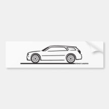Kombiwagen Chryslers 300 Auto Sticker