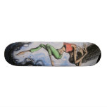 "Kometen-Mädchen" SKEATBOARD Personalisiertes Skateboarddeck