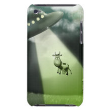 Komischer UFO-Kuh-Abduktions-Fall iPod Touch Hüllen