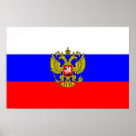 Kommandant - herein - Leiter von Russland, Russlan Posterdruck