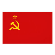 Kommunistische Russland-Flagge UDSSR Personalisierte Druckpapiere