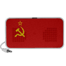 Kommunistische Russland-Flagge UDSSR Reise Lautsprecher