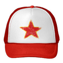 Kommunistischer roter Stern Vintag Baseball Mützen