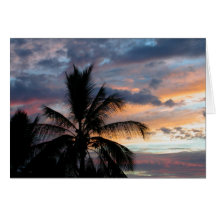 Kona Sonnenuntergang-Karte