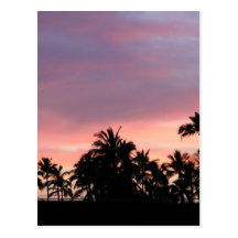 Kona Sonnenuntergang Postkarten