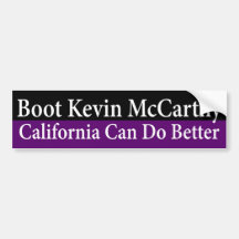 Kongress-Autoaufkleber Stiefel-Kevins McCarthy