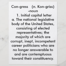 Kongreß: Eine Definition Individuelle Flyer