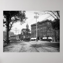 Kongress-Quadrat 1904 Portlands, Maine Plakatdruck