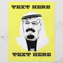 König Abdullah Personalisierte Flyer