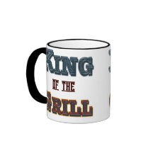König der Grill GRILLEN, die Slogan-Becher kochen Kaffee Haferl