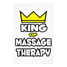 König der Massage-Therapie Bedrucktes Büropapier
