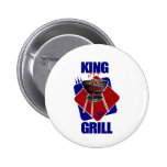 König des GrillCookout Anstecknadelbutton