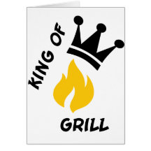 König des Grills Grußkarten