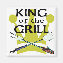 König des Grills Magnete