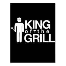 König des Grills Postkarte