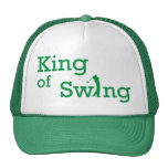 König des Schwingen-Golf-Hemdes Trucker Caps