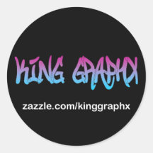 König Graphx Round Stickers