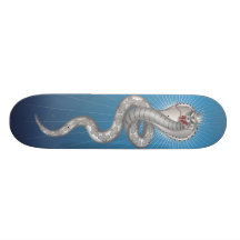 König Kobra - Blau Skateboard Deck