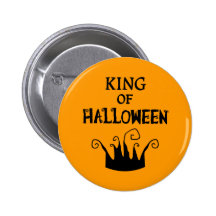 König von Halloween Anstecknadelbutton